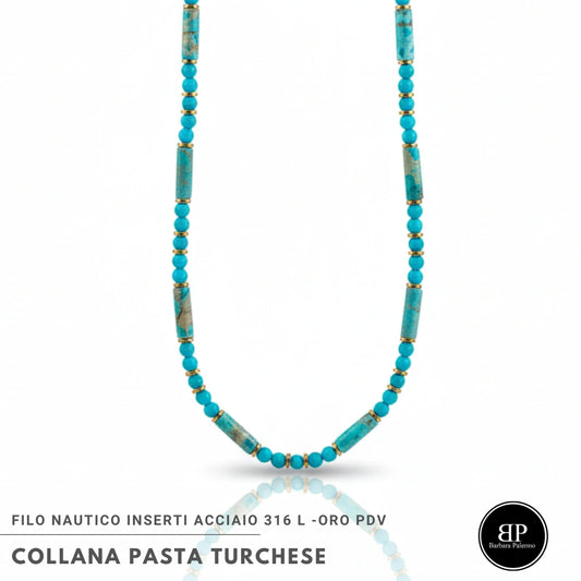 Collana Pasta Turchese