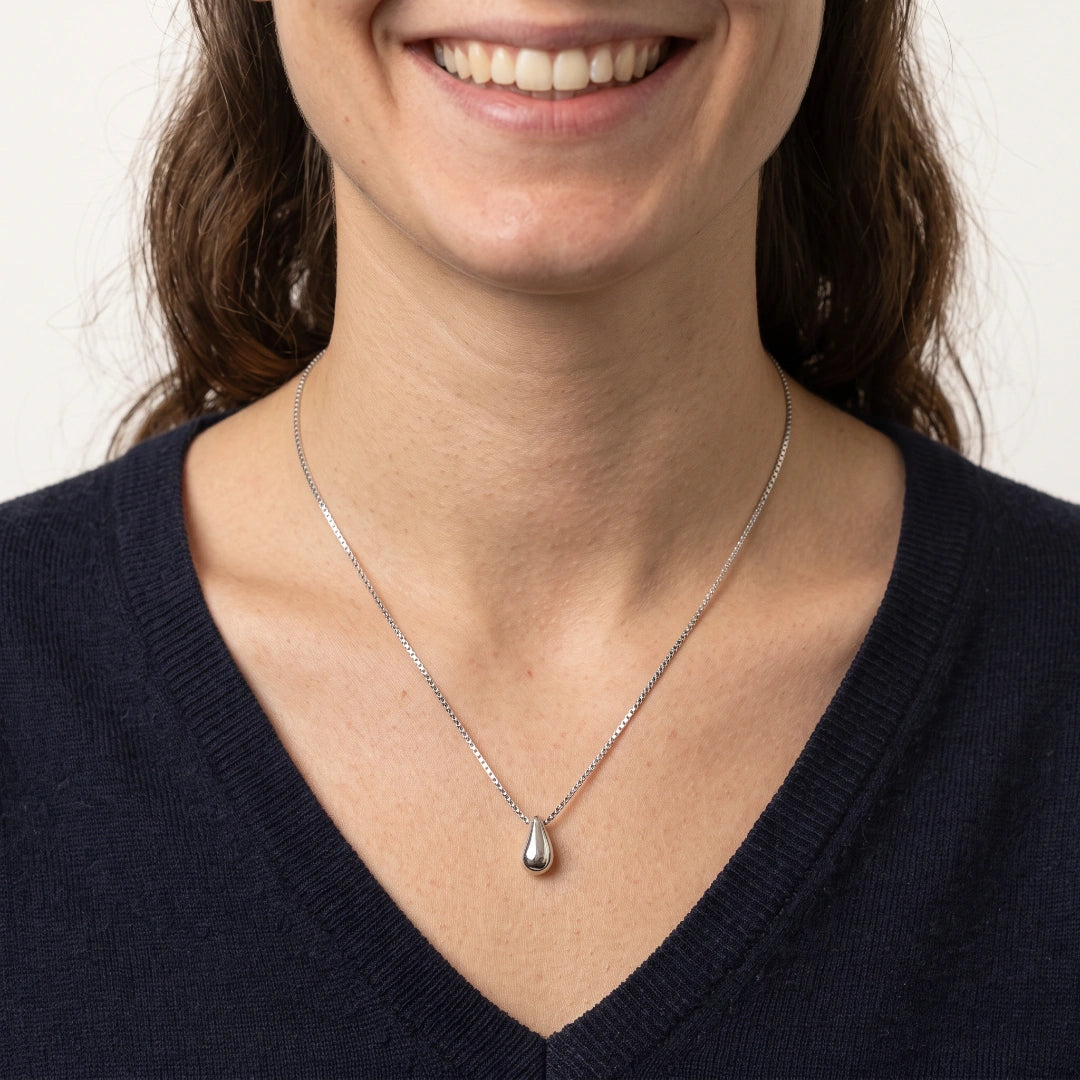 Collana NÉA Goccia Acciaio