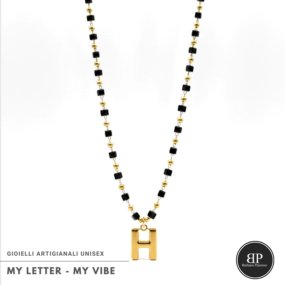 Collana My Letter – Gold Edition | Acciaio 316L PVD Oro