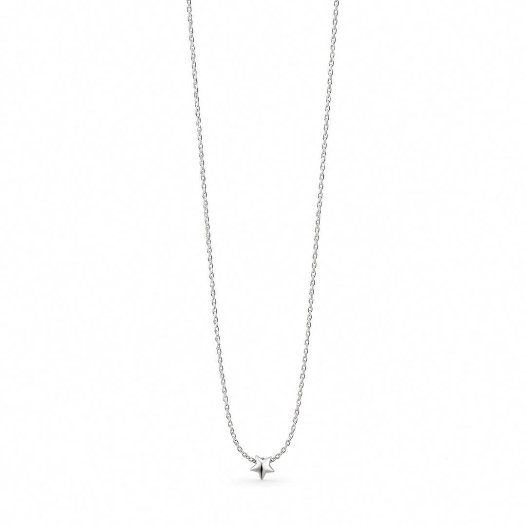 Collana NÉA Stella in Acciaio Lucido