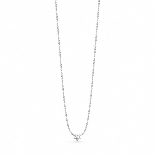 Collana NÉA Stella in Acciaio Lucido
