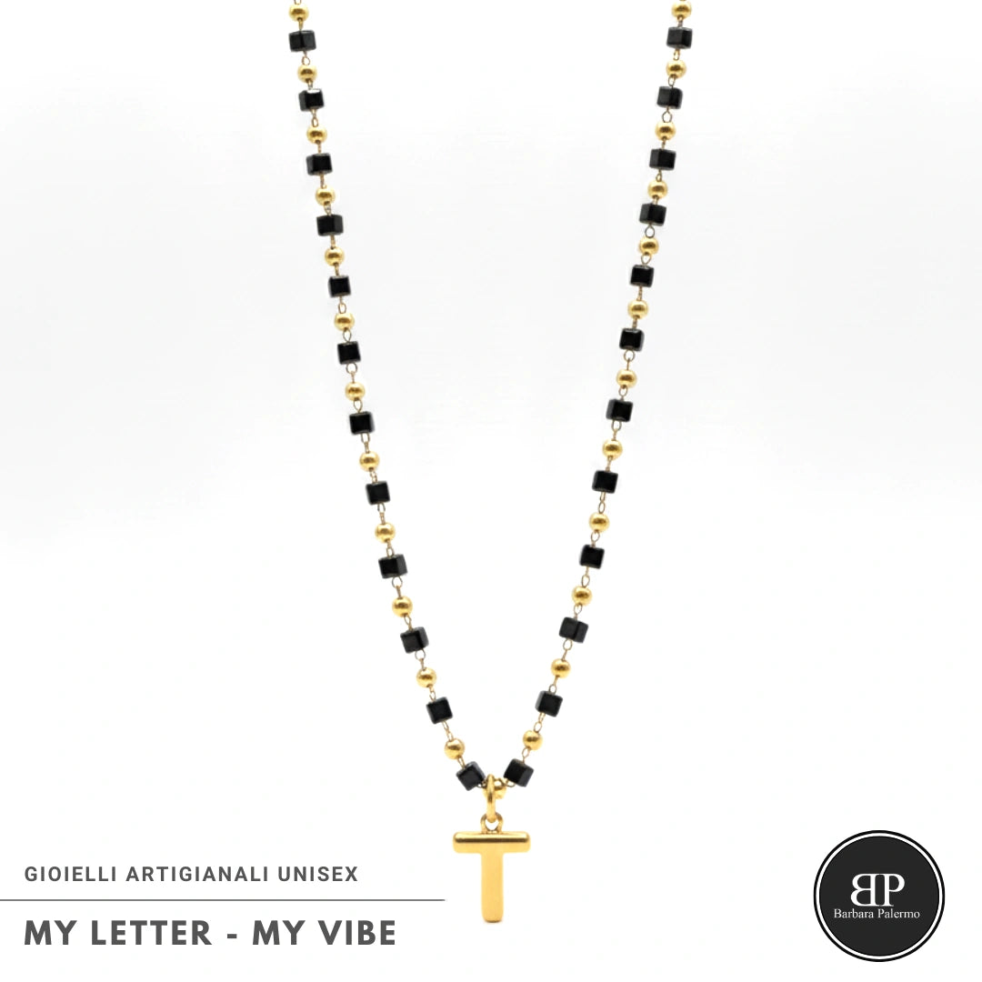 Collana My Letter – Gold Edition | Acciaio 316L PVD Oro