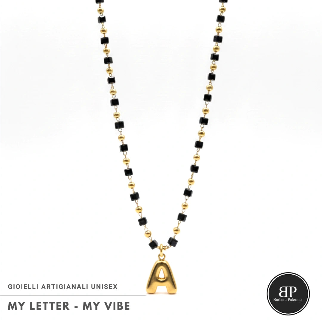 Collana My Letter – Gold Edition | Acciaio 316L PVD Oro