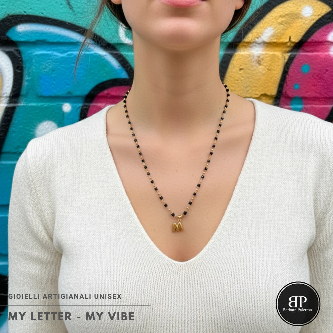 Collana My Letter – Gold Edition | Acciaio 316L PVD Oro