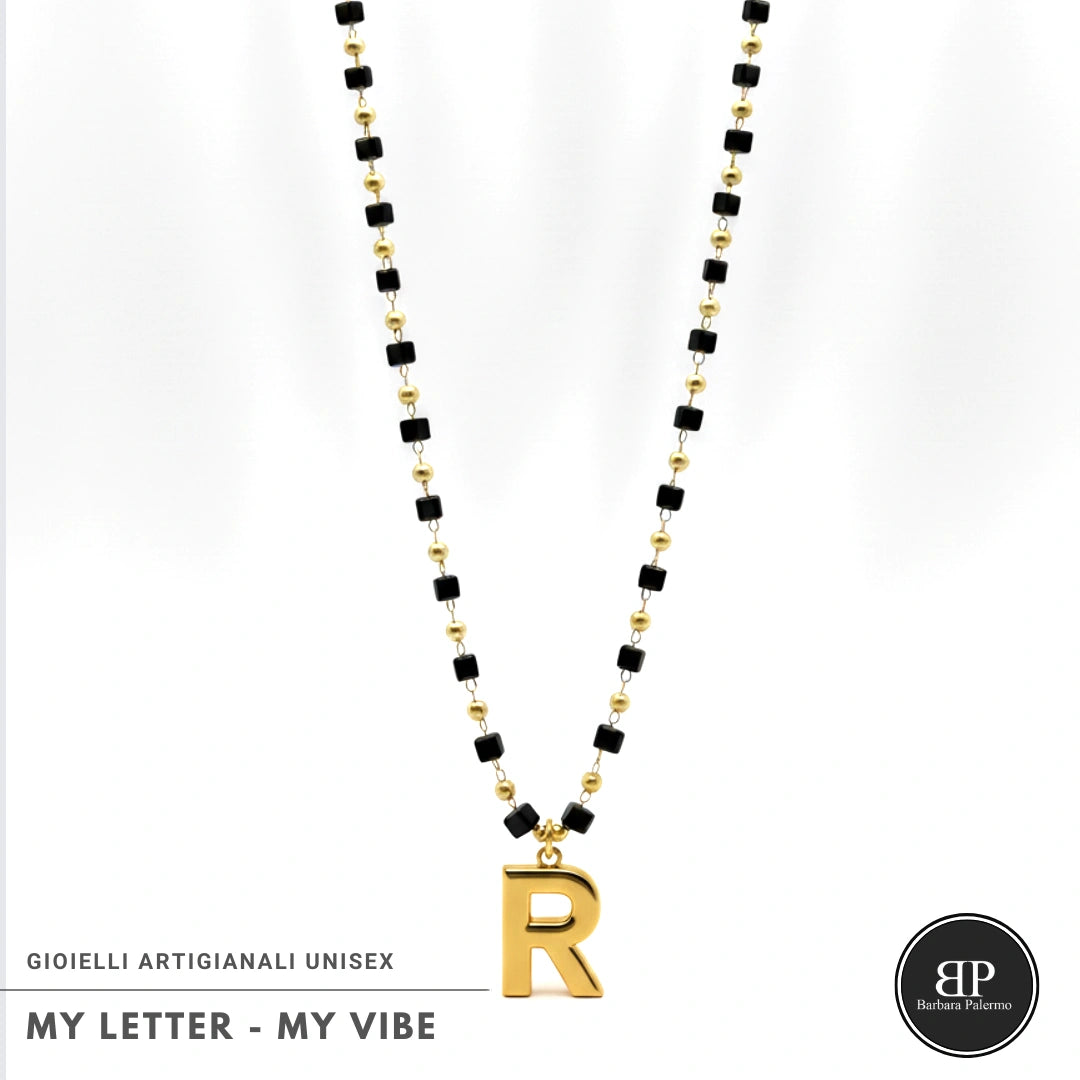 Collana My Letter – Gold Edition | Acciaio 316L PVD Oro