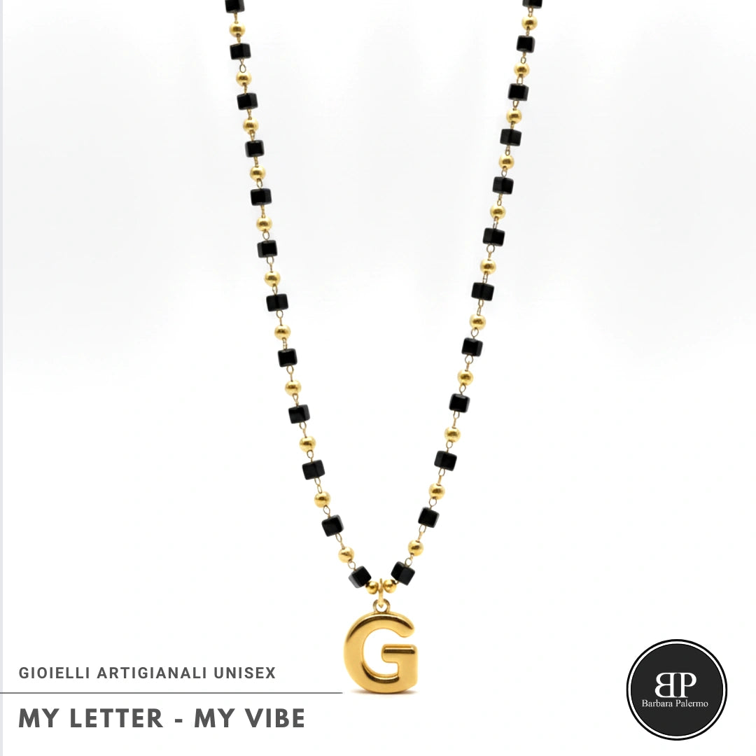 Collana My Letter – Gold Edition | Acciaio 316L PVD Oro