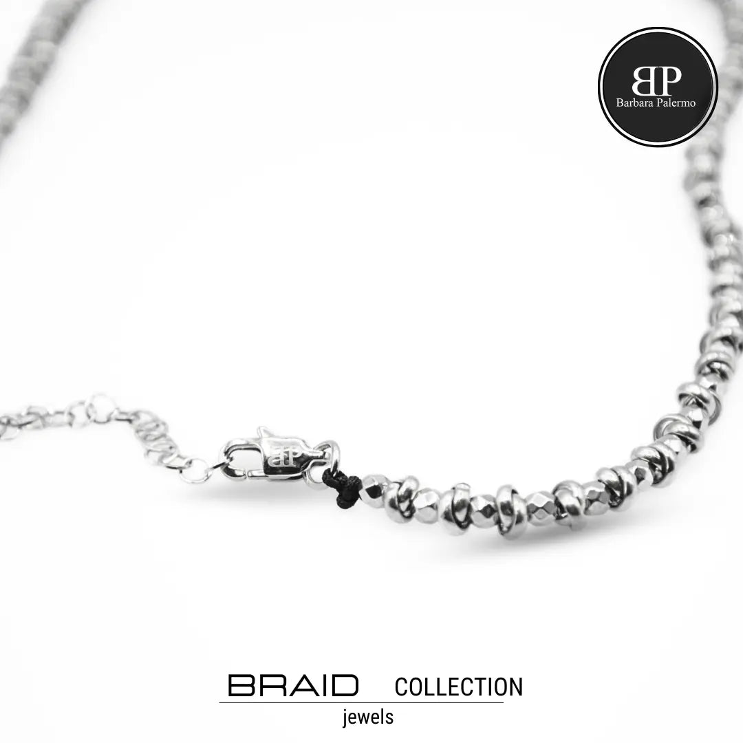 Collana Braid - Riflessi Argento in Stile Resistente