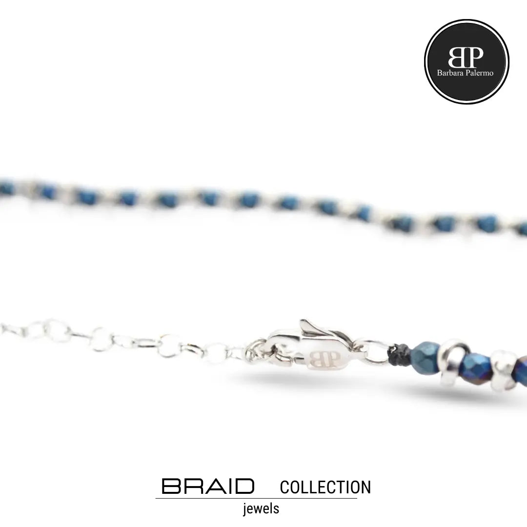 Collana Braid - Blu Profondo