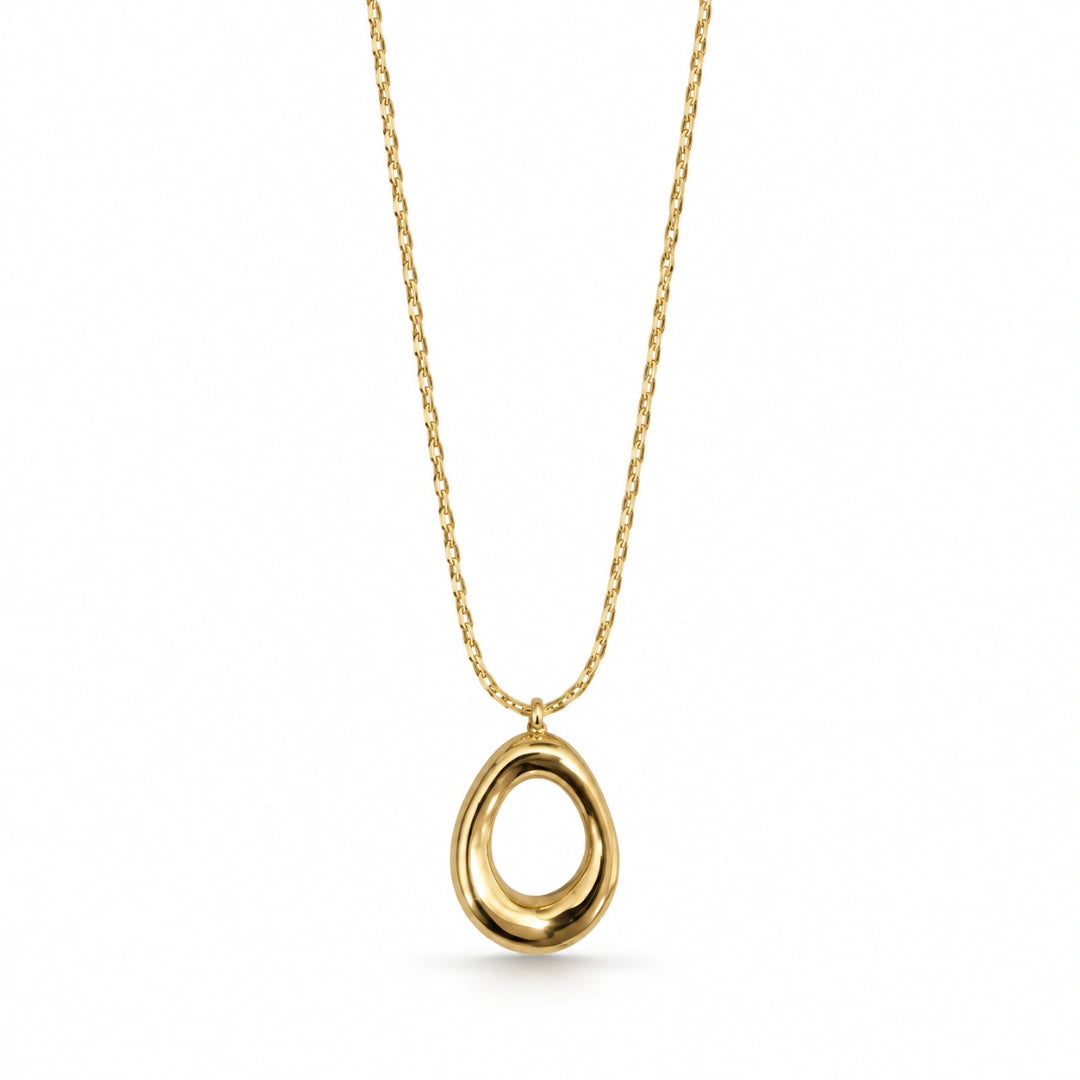 Collana NÉA Ovale Minimal  in Acciaio 316L