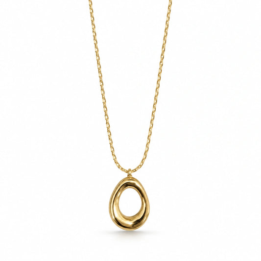 Collana NÉA Ovale Minimal  in Acciaio 316L