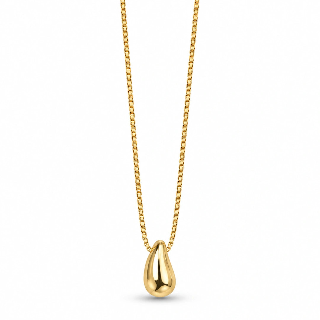 Collana NÉA Goccia Gold in Acciaio