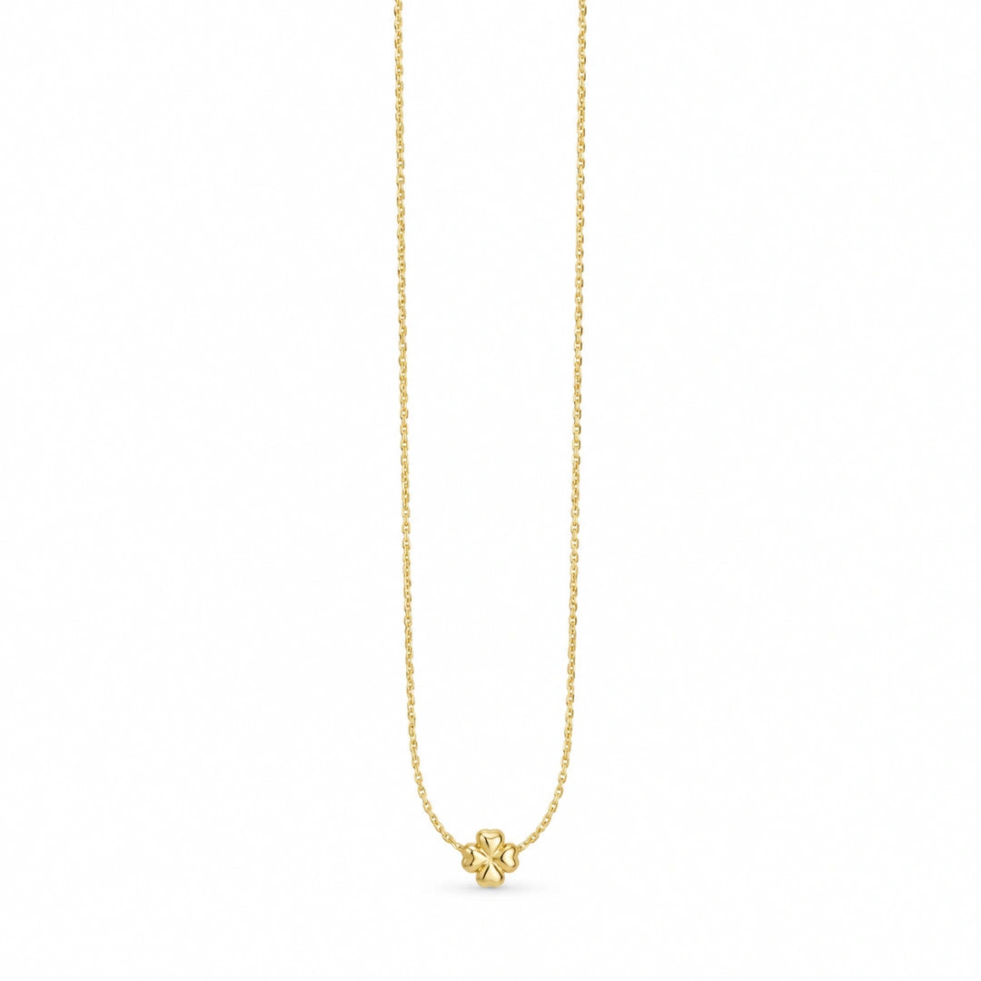 Collana NÉA Quadrifoglio Minimal in Acciaio 316L