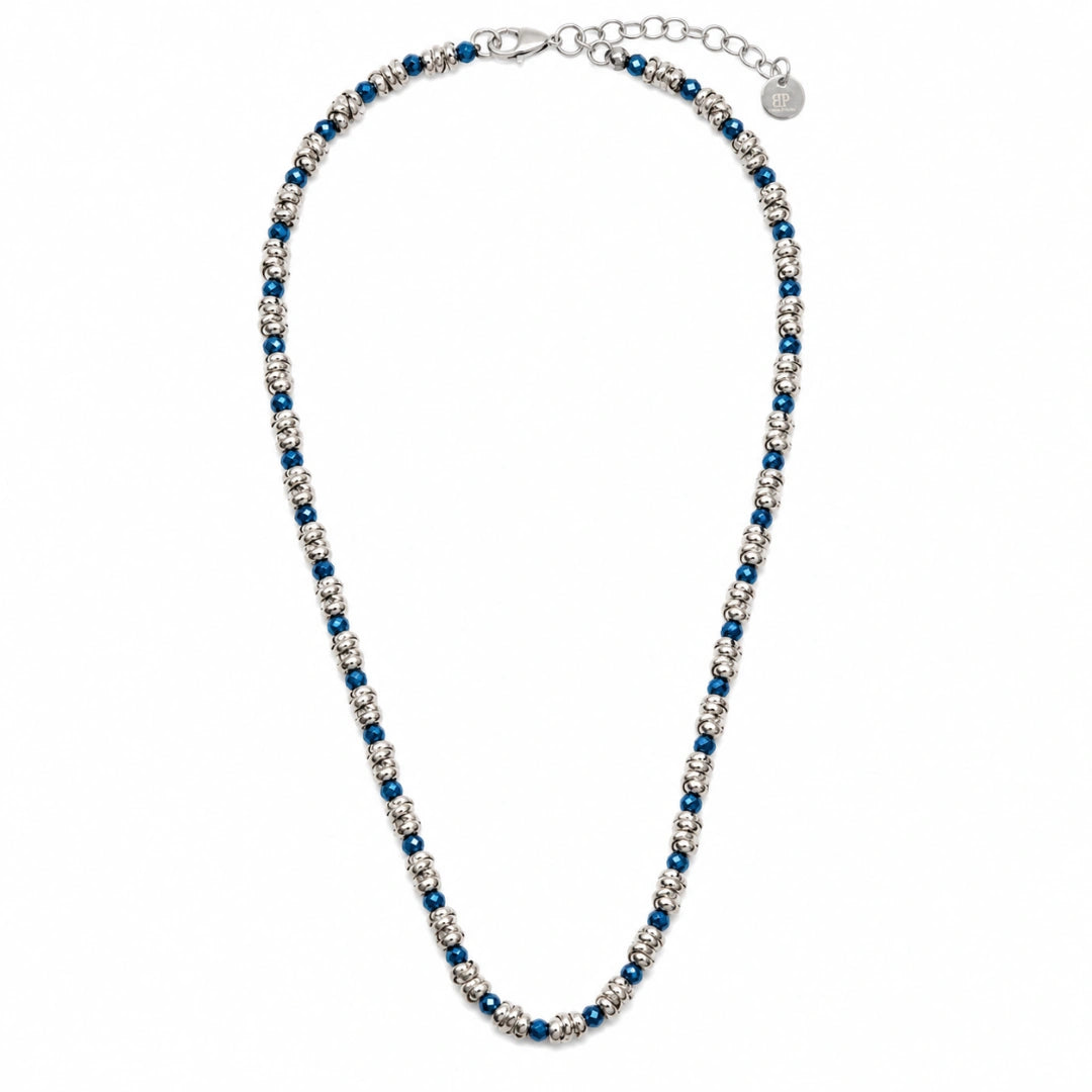 Braid Mini 2.0 Armband mit elektrisch blauem Hämatit