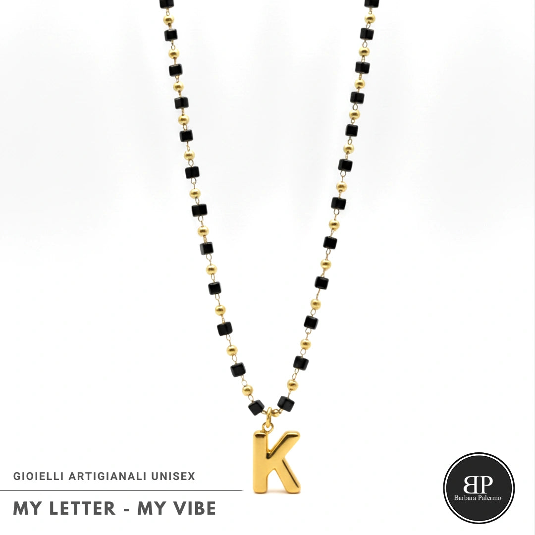 Collana My Letter – Gold Edition | Acciaio 316L PVD Oro