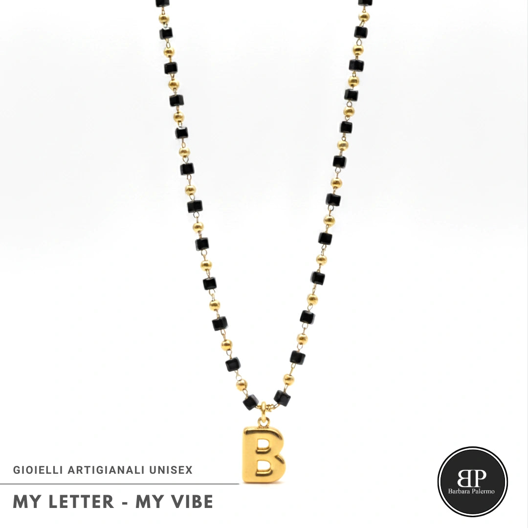 Collana My Letter – Gold Edition | Acciaio 316L PVD Oro