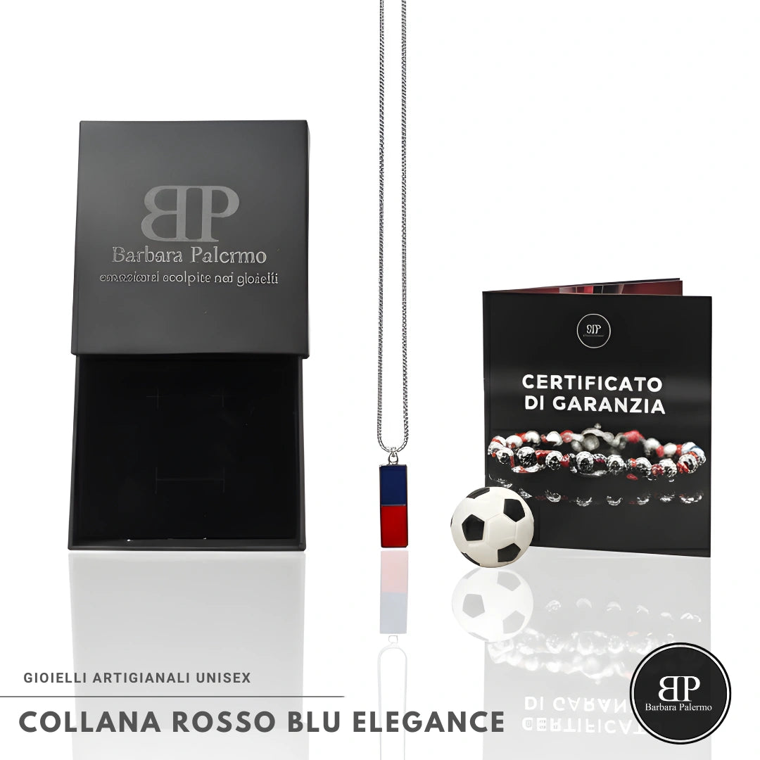 Collana Rosso Blu Elegance