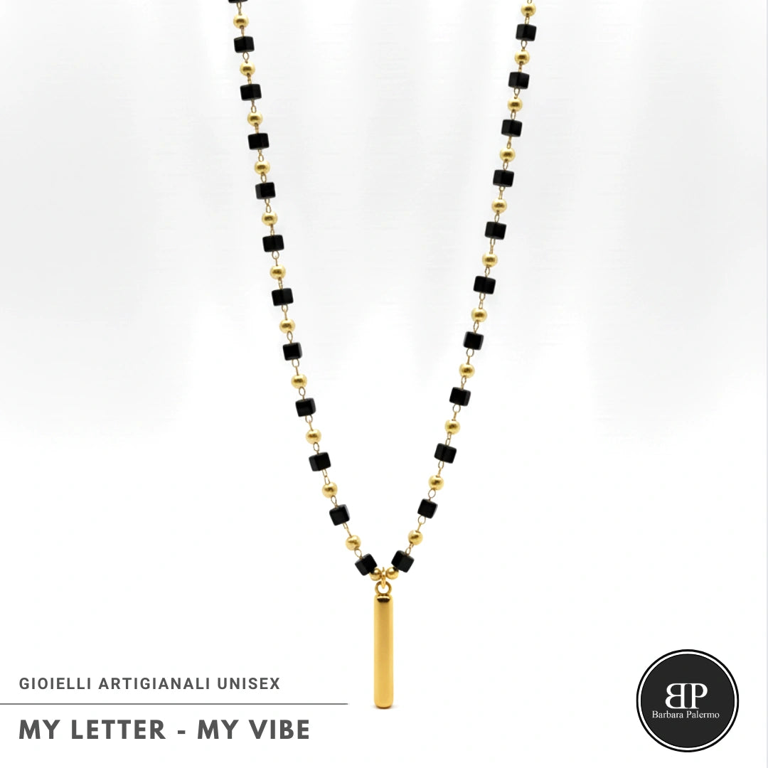 Collana My Letter – Gold Edition | Acciaio 316L PVD Oro