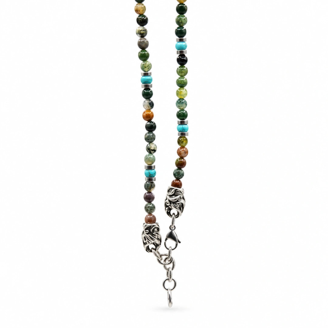 Indigo Rokoko Halskette – Natur, Harmonie, Charakter
