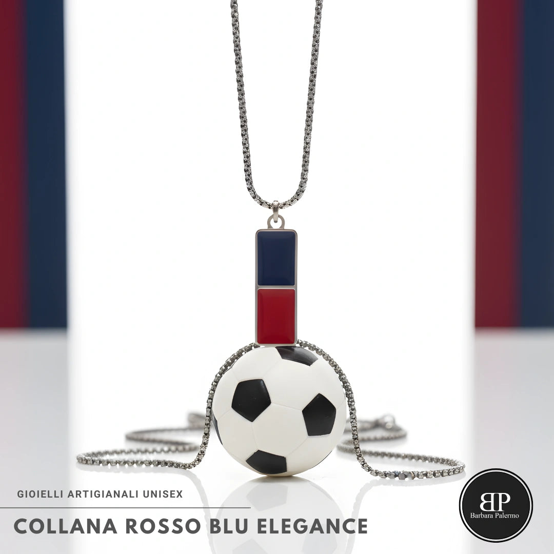 Collana Rosso Blu Elegance