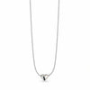 Collana NÉA Cuore minimal in acciaio