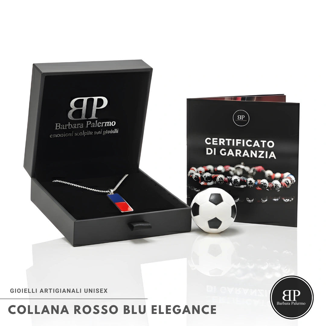 Collana Rosso Blu Elegance