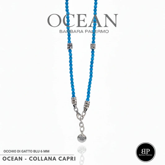 Collana Capri – Occhio di Gatto Blu