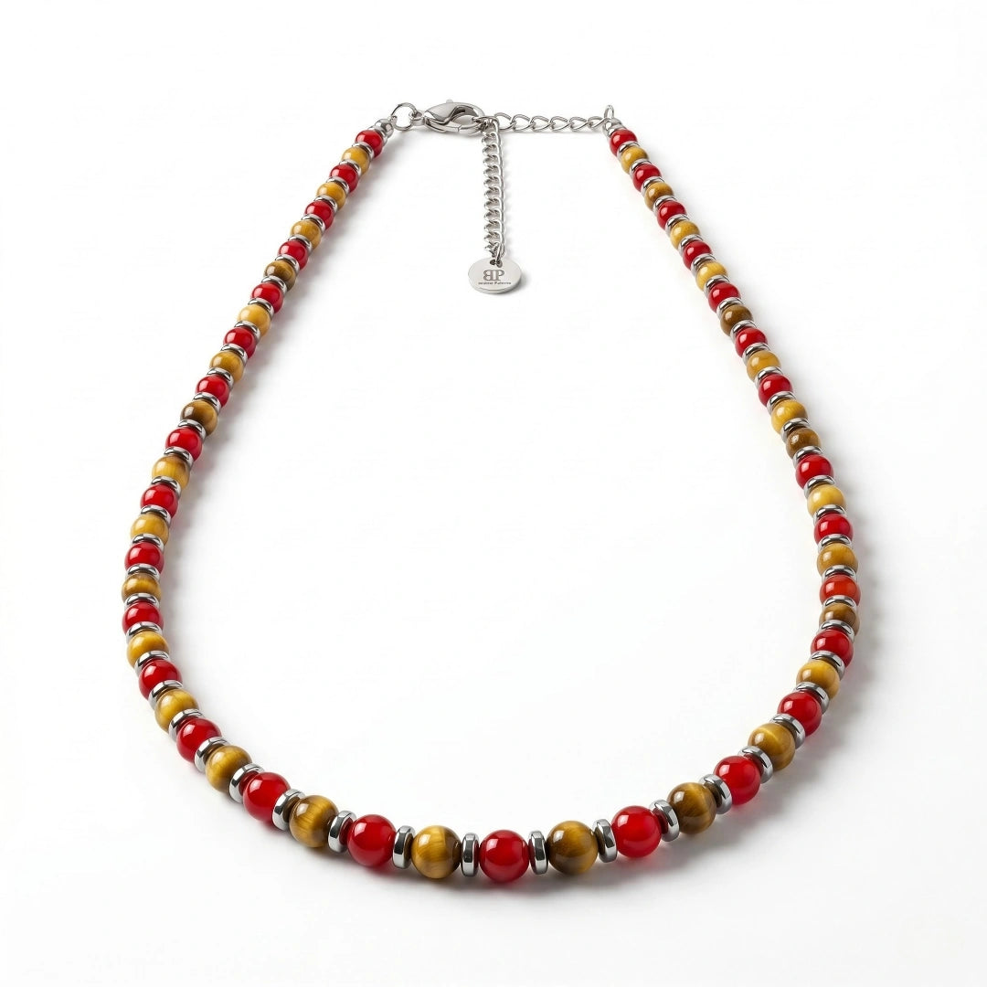 Steine: mehrfarbiges Hartsteinarmband