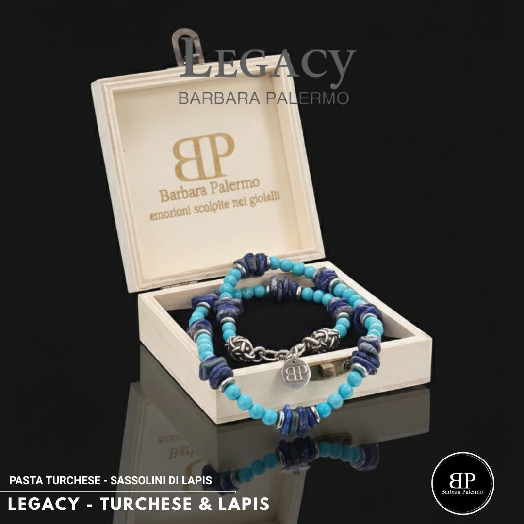 Collana Legacy – Turchese & Lapis