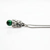 Prosperity Collana Gufo Owls con Occhio di Tigre Verde