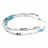 Madrid L'Elegante Collana Ocean di Howlite e Occhio di Gatto