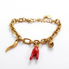 Bracciale Luma Portafortuna con Mano, Cornetto e Campanellino
