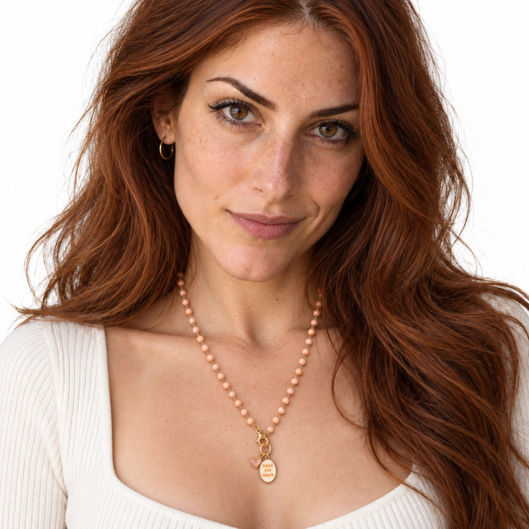 Collana Favola Dolce Far Niente con Cristalli Oro