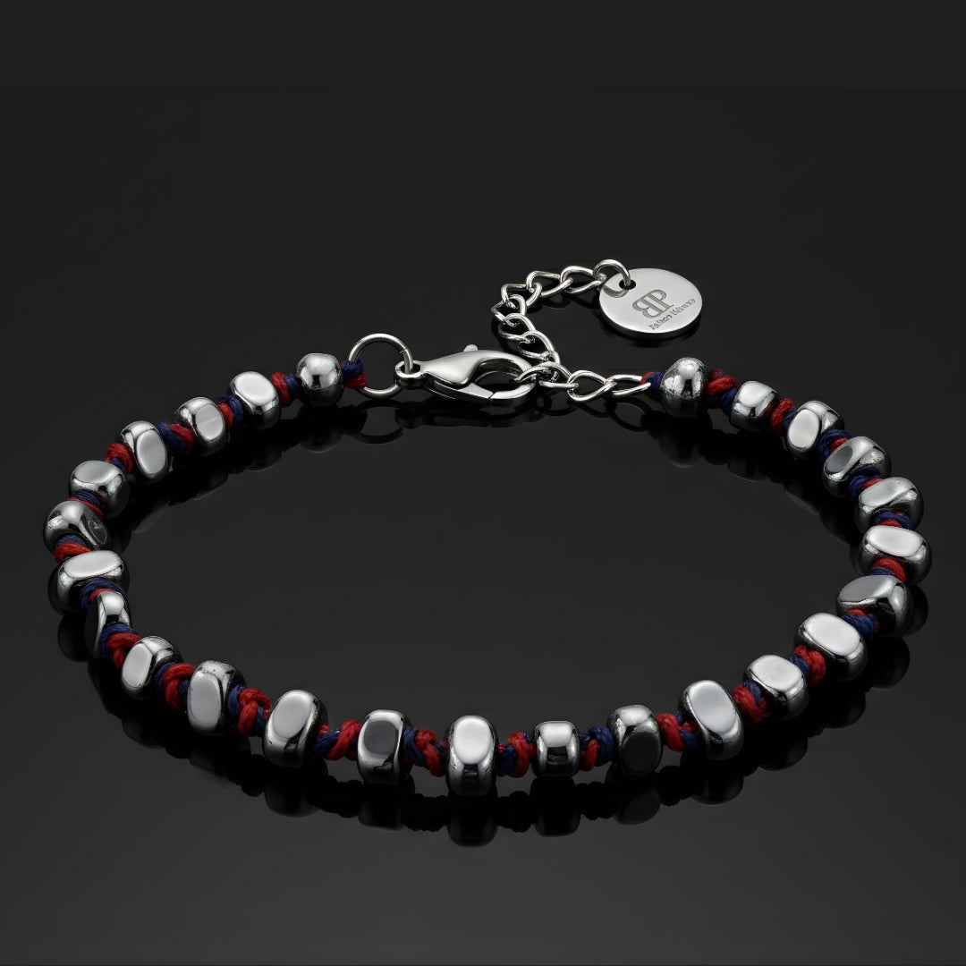 Steine: mehrfarbiges Hartsteinarmband