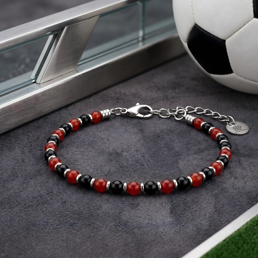 Steine: mehrfarbiges Hartsteinarmband