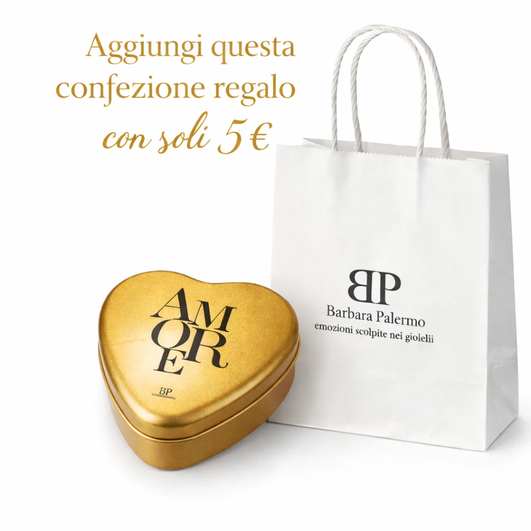 Confezione ORO a cuore e Shopper