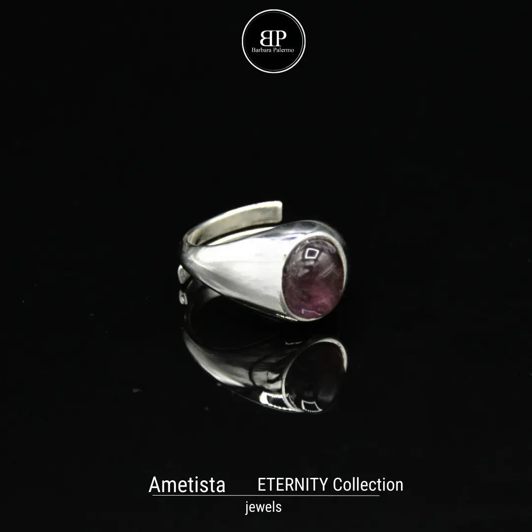 Anello Eternity con Ametista