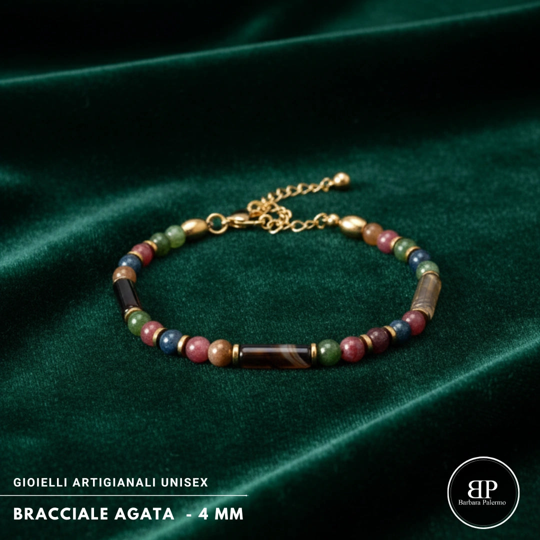 Indisches Achat-Halsband