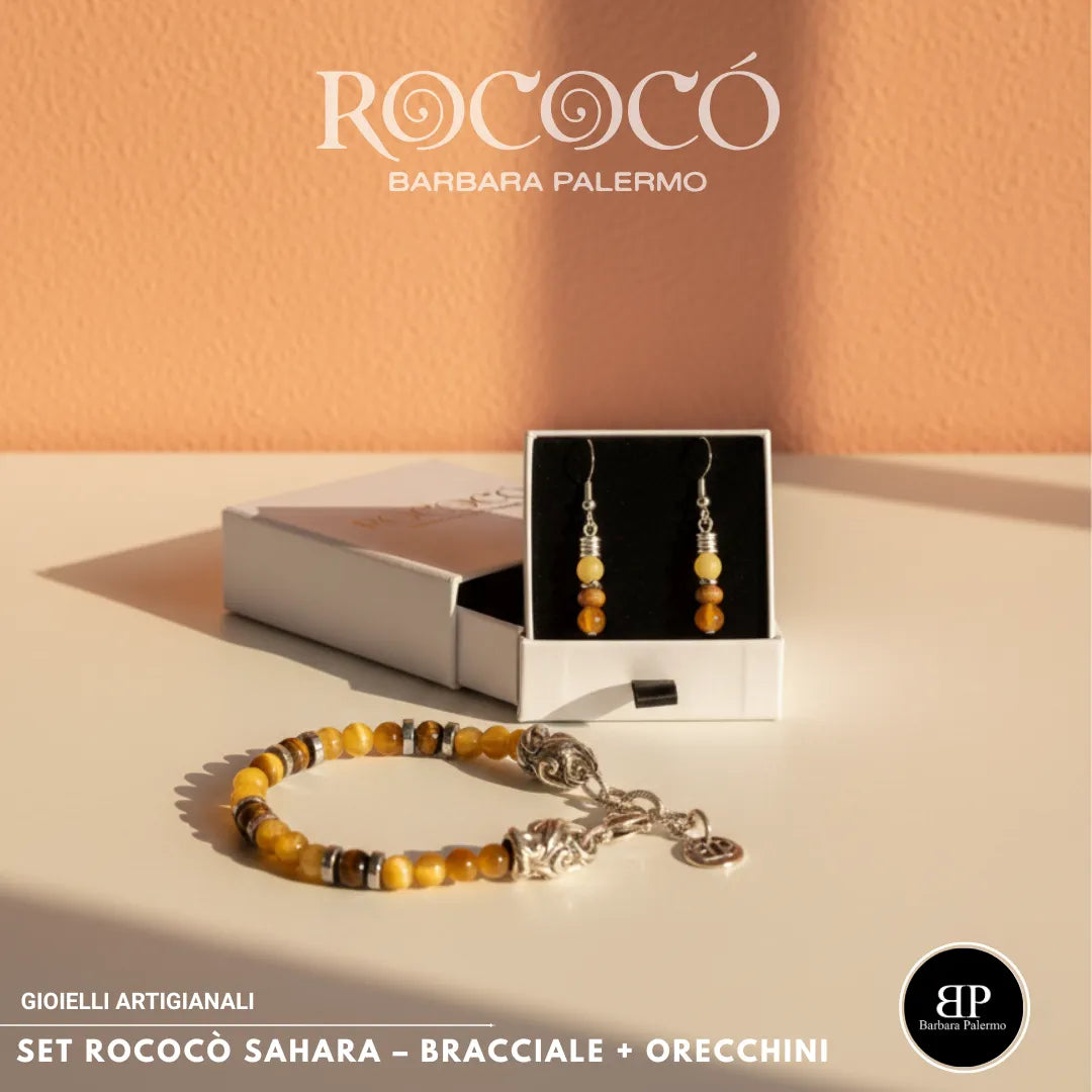Set Rococò Sahara – Bracciale + Orecchini