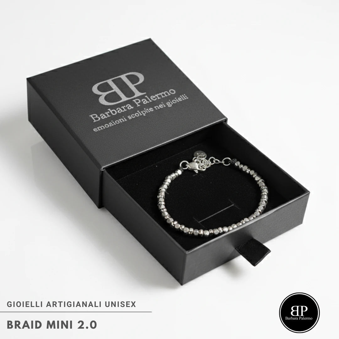 Bracciale Braid Mini 2.0 – Cubotti Grigio opaco