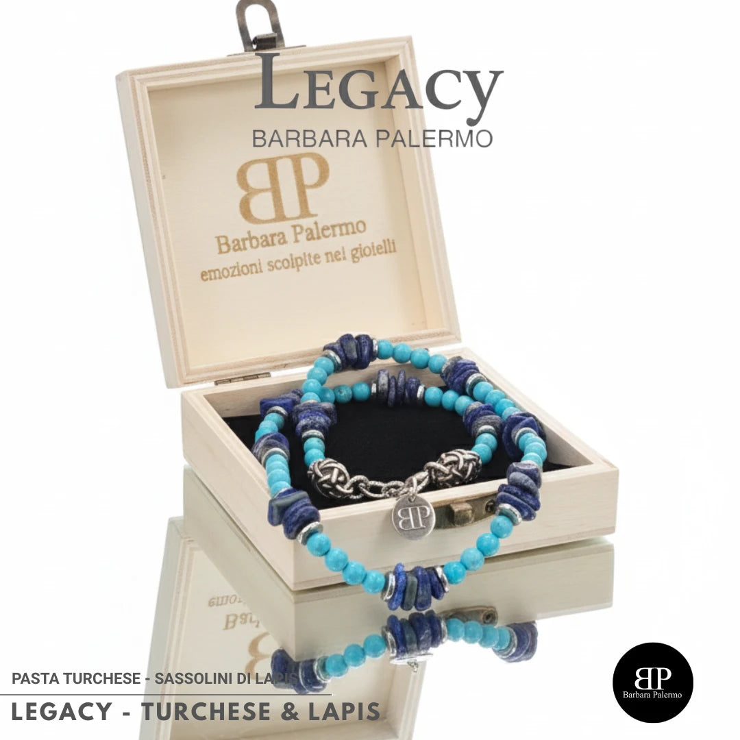 Collana Legacy – Turchese & Lapis