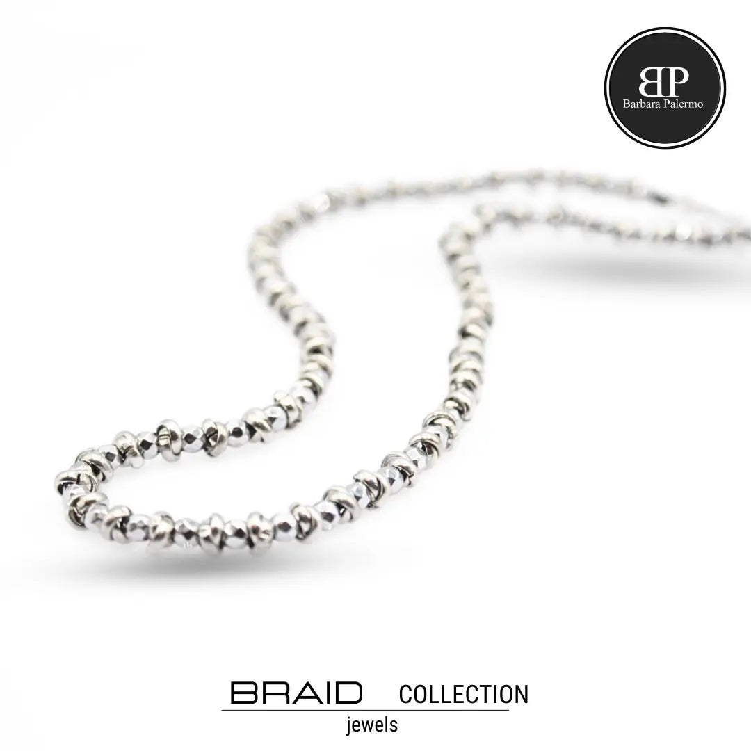 Collana Braid - Riflessi Argento in Stile Resistente