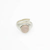 Eternity: Anello con Quarzo Rosa - L'Eleganza della Delicatezza