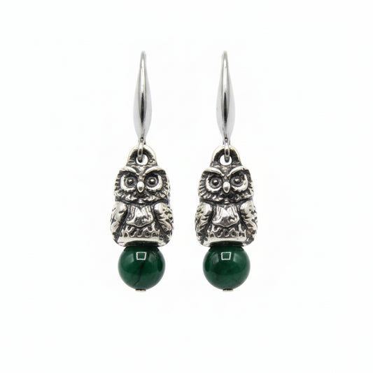 Guardian - Tigerauge-Armband mit silberner Eule