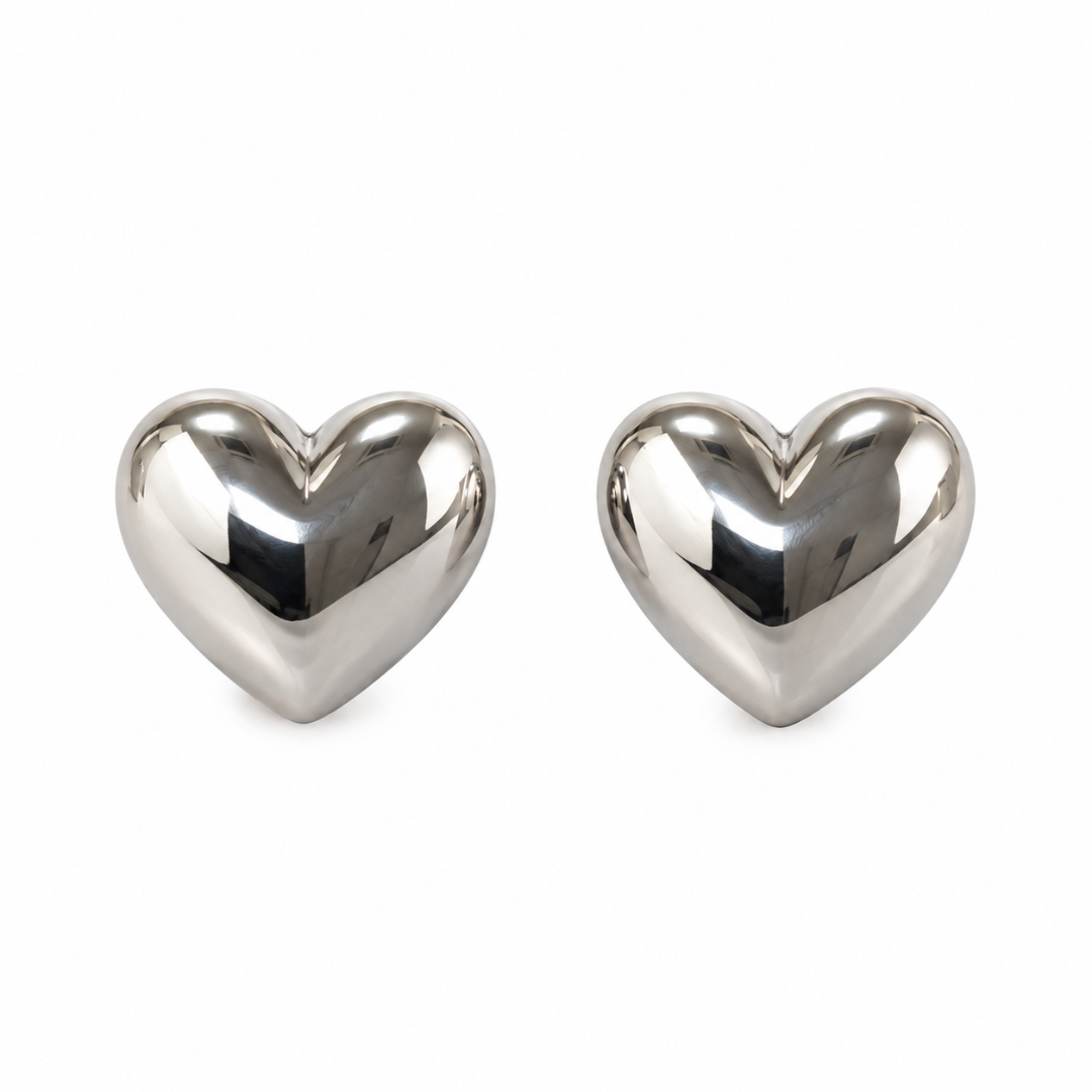 Orecchini NÉA Cuore Bold in Acciaio