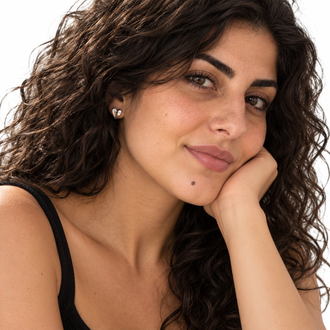 Orecchini NÉA Cuore Bold in Acciaio