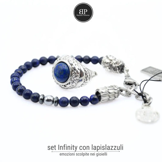 Set Infinity con lapislazzuli