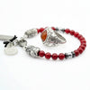 Set Rosso Vivo: Anello e Bracciale