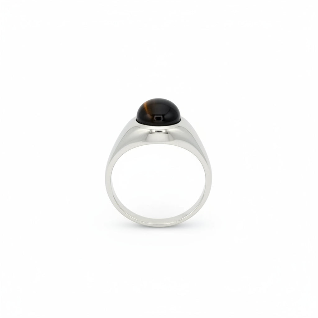 Anello in argento con occhio di tigre Anello in argento con occhio di tigre