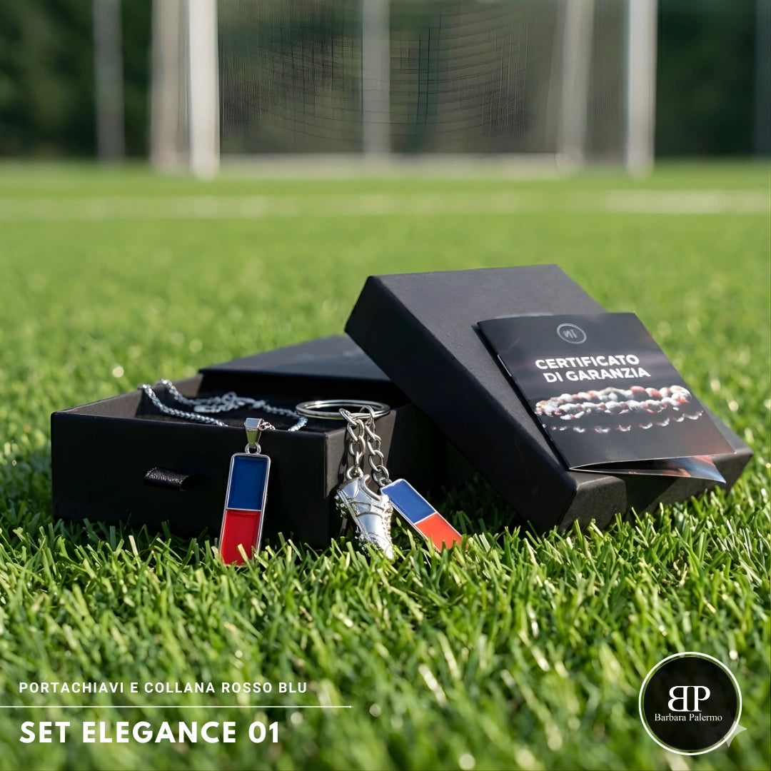 Set Rosso Blu Elegance 01