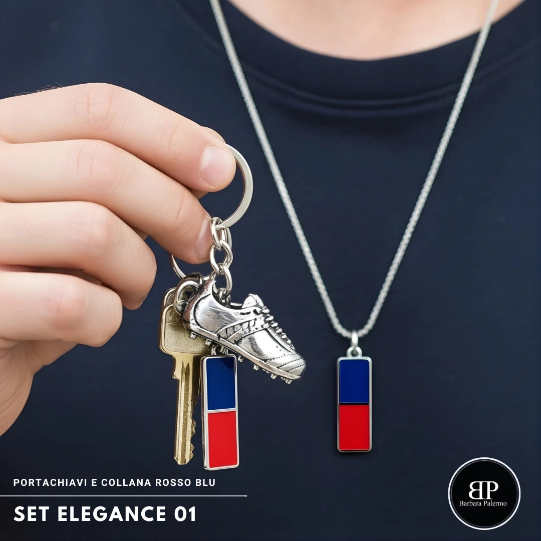 Set Rosso Blu Elegance 01